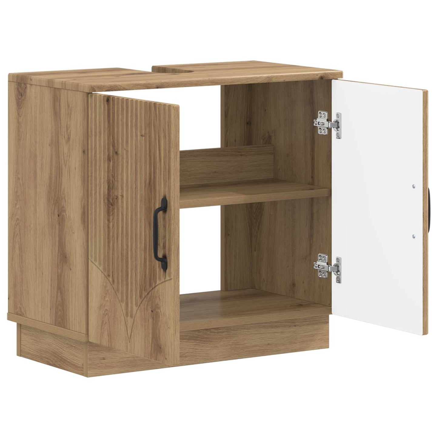Waschbeckenschrank HOORN Artisan-Eiche 59,5 x 31,5 x 56 cm