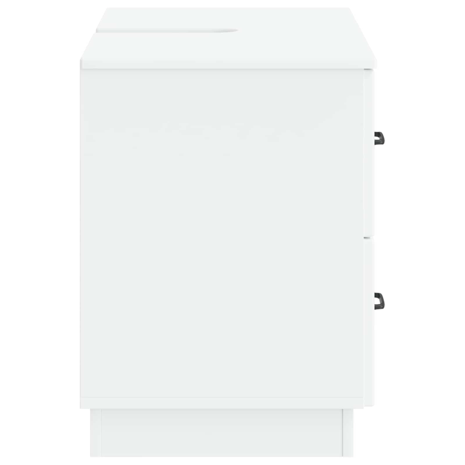 Waschbeckenschrank HOORN Weiß 82 x 41 x 56 cm Holzwerkstoff