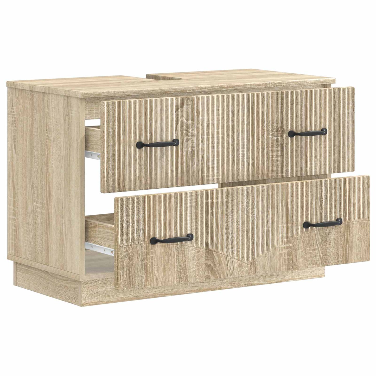 Waschbeckenschrank HOORN Sonoma-Eiche 82 x 41 x 56 cm
