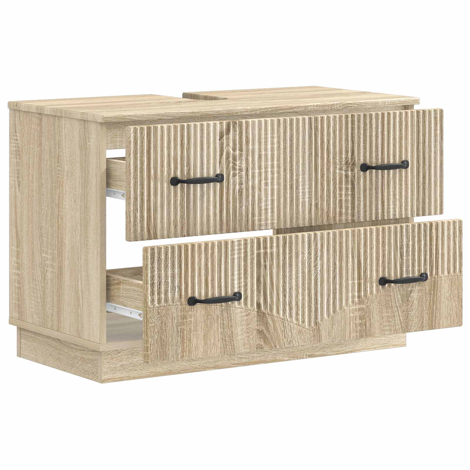 Waschbeckenschrank HOORN Sonoma-Eiche 82 x 41 x 56 cm