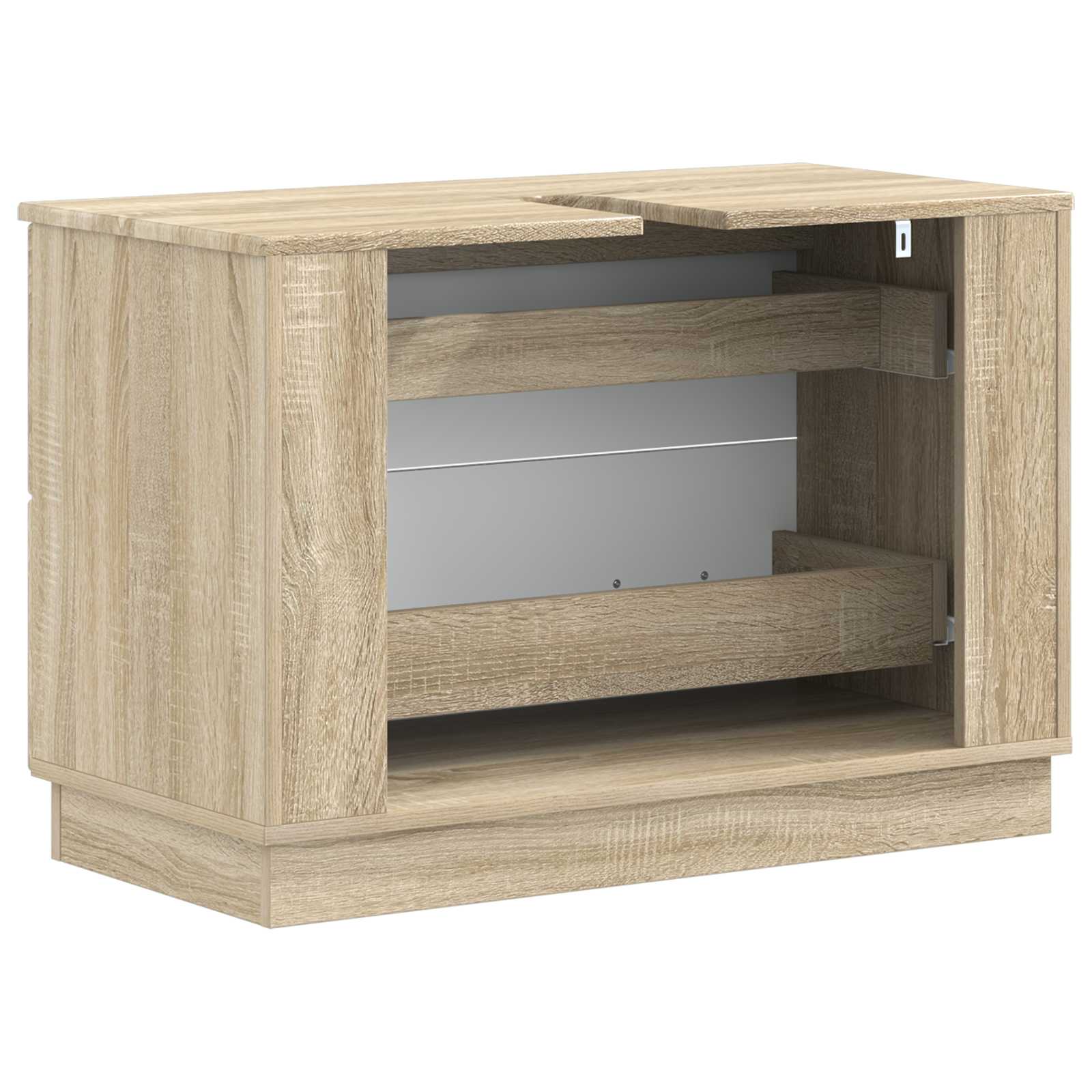 Waschbeckenschrank HOORN Sonoma-Eiche 82 x 41 x 56 cm