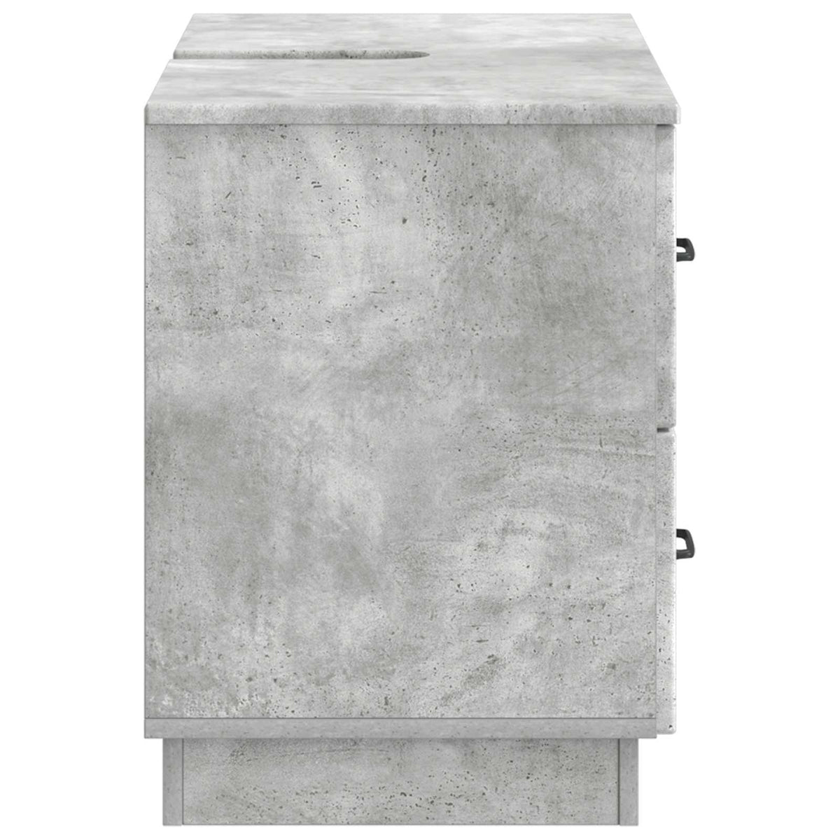 Waschbeckenschrank HOORN Betongrau 82 x 41 x 56 cm
