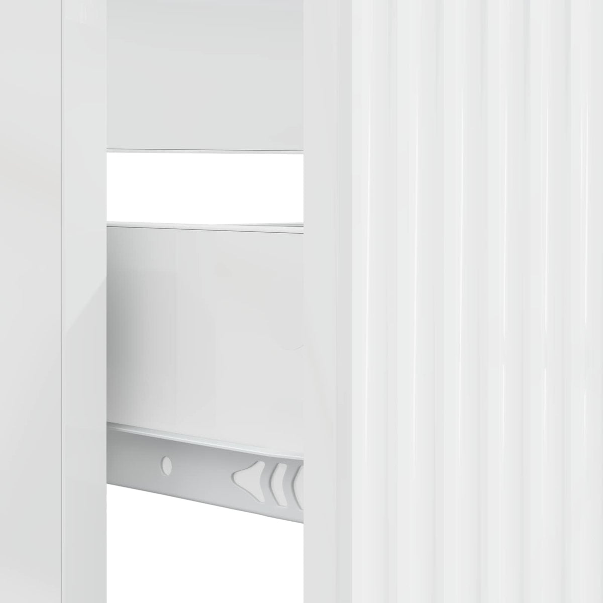 Waschbeckenschrank HOORN Hochglanz Weiß 82 x 41 x 56 cm