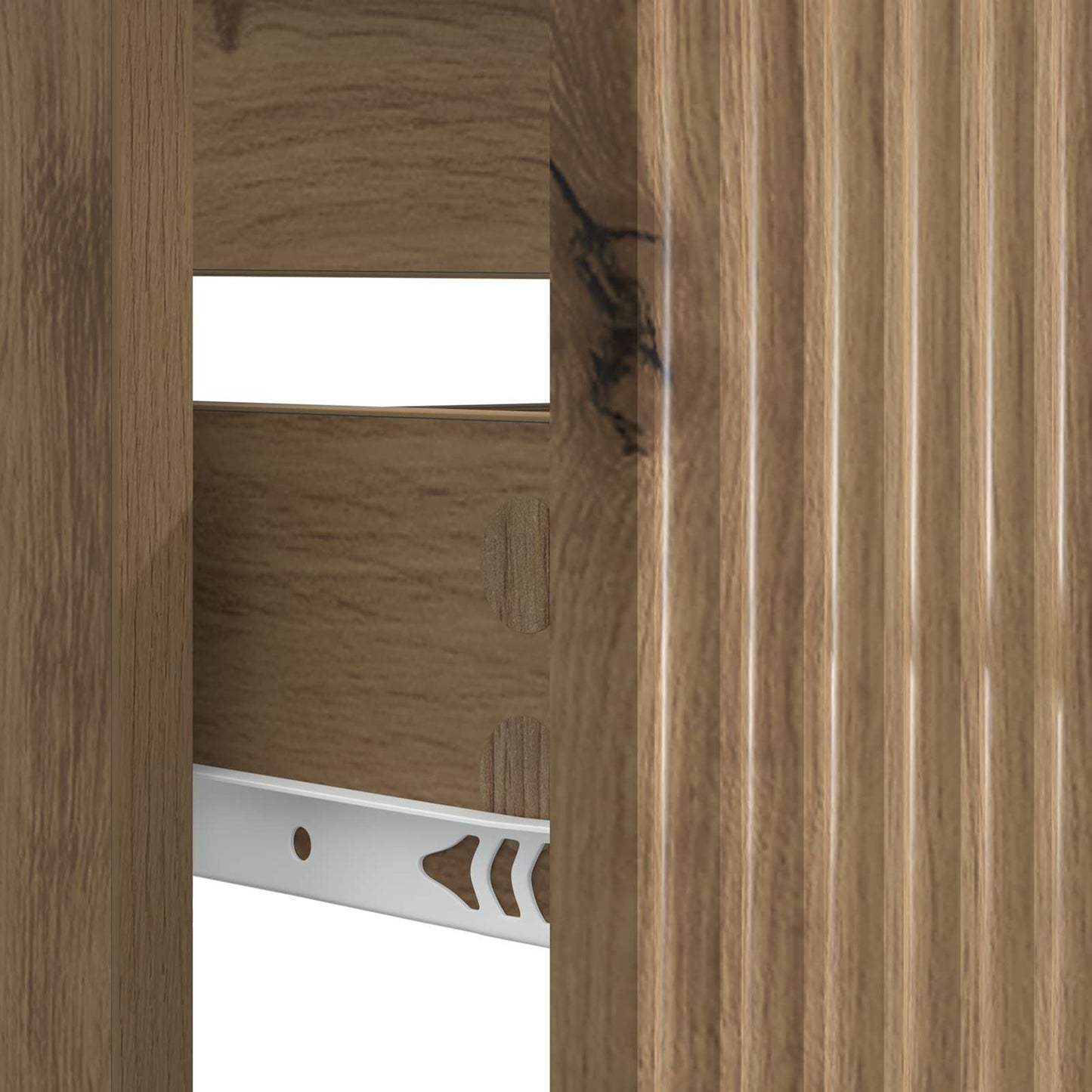 Waschbeckenschrank HOORN Artisan-Eiche 82 x 41 x 56 cm