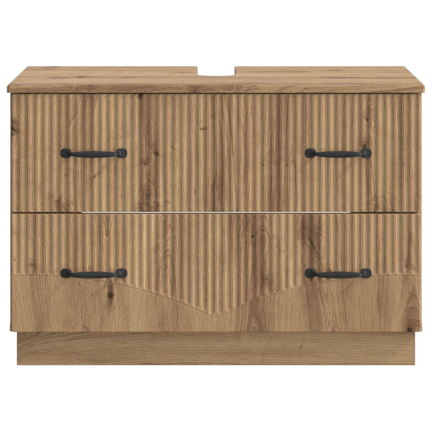 Waschbeckenschrank HOORN Artisan-Eiche 82 x 41 x 56 cm