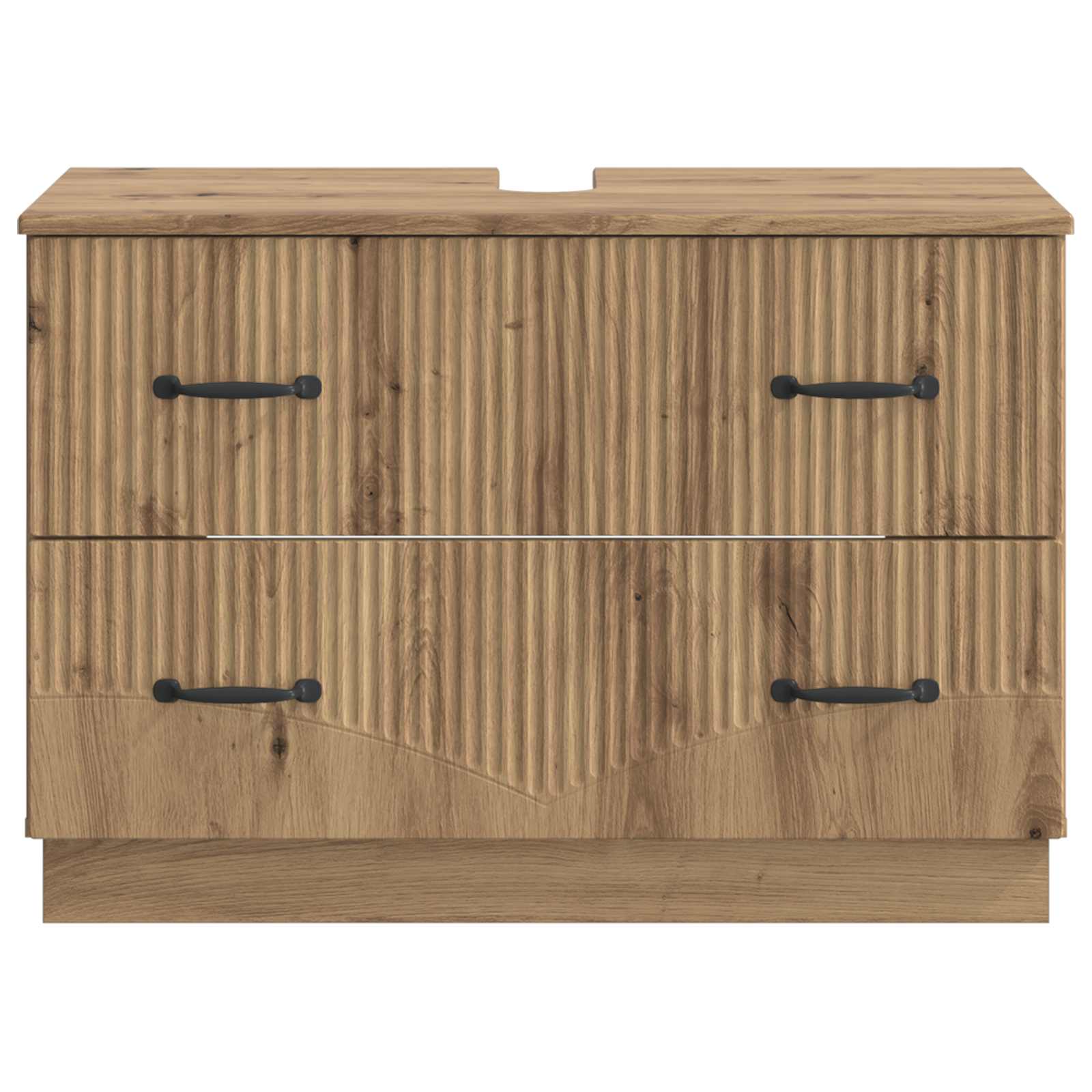 Waschbeckenschrank HOORN Artisan-Eiche 82 x 41 x 56 cm