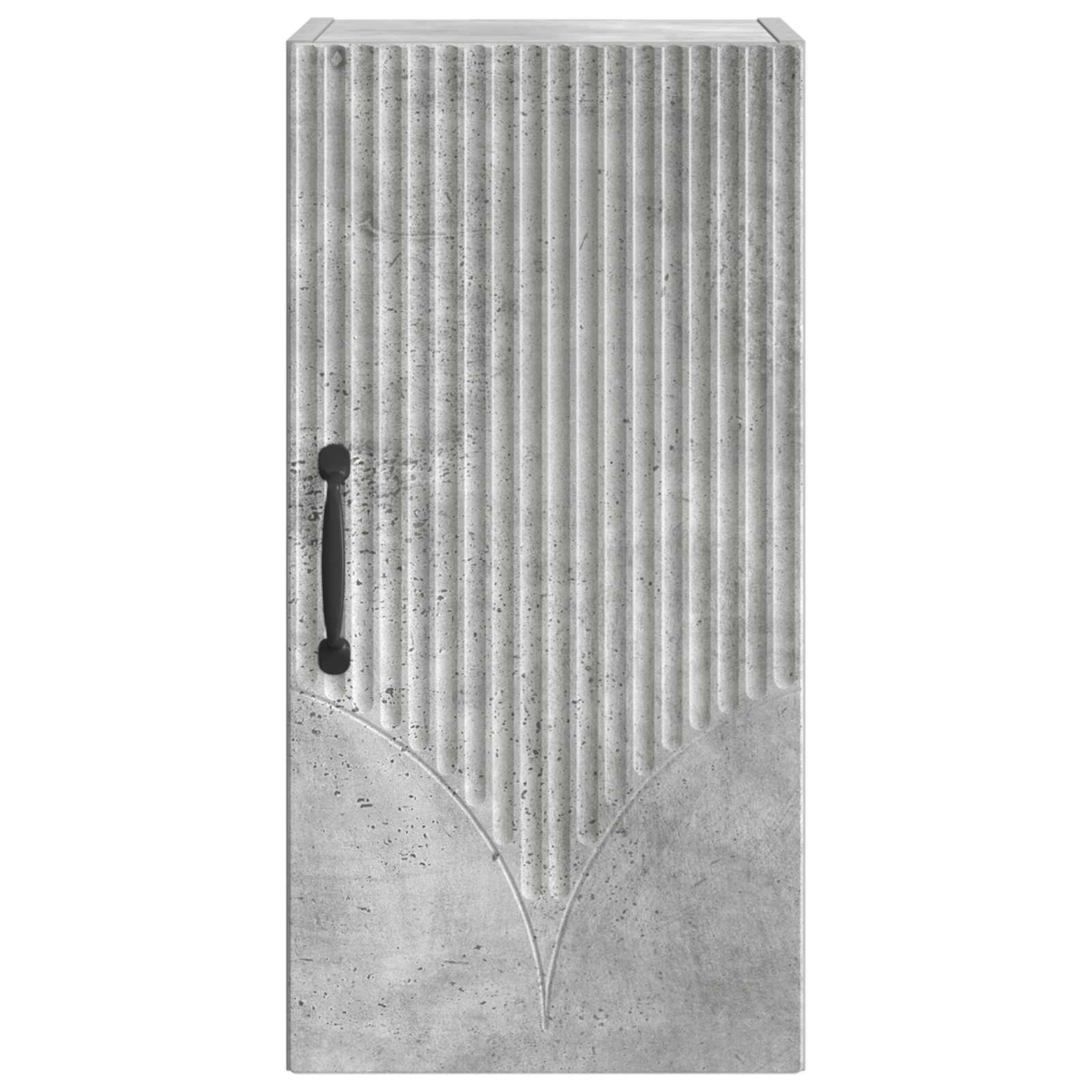 Badezimmer-Wandschrank HOORN Betongrau 30 x 31 x 59 cm