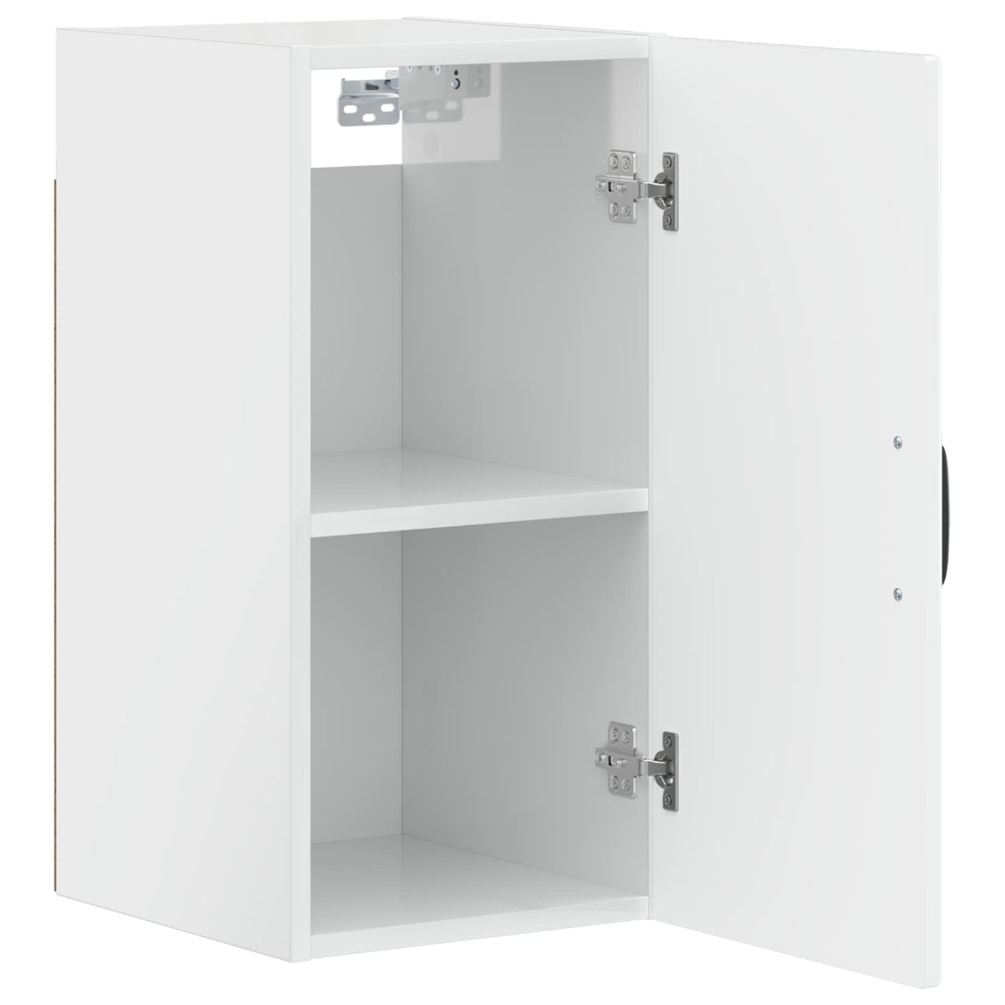Badezimmer-Wandschrank HOORN Hochglanz Weiß 30 x 31 x 59 cm