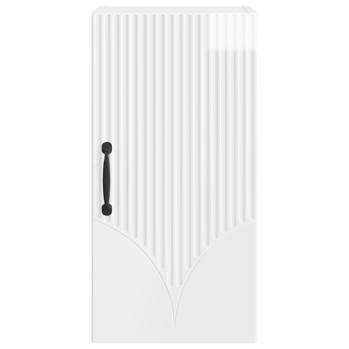Badezimmer-Wandschrank HOORN Hochglanz Weiß 30 x 31 x 59 cm