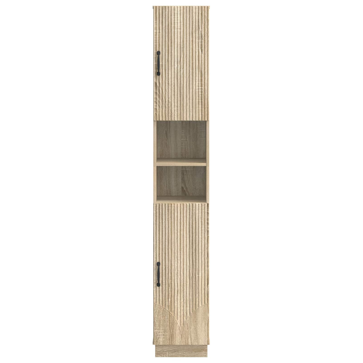 Badezimmerschrank mit offenem Regal HOORN Sonoma-Eiche