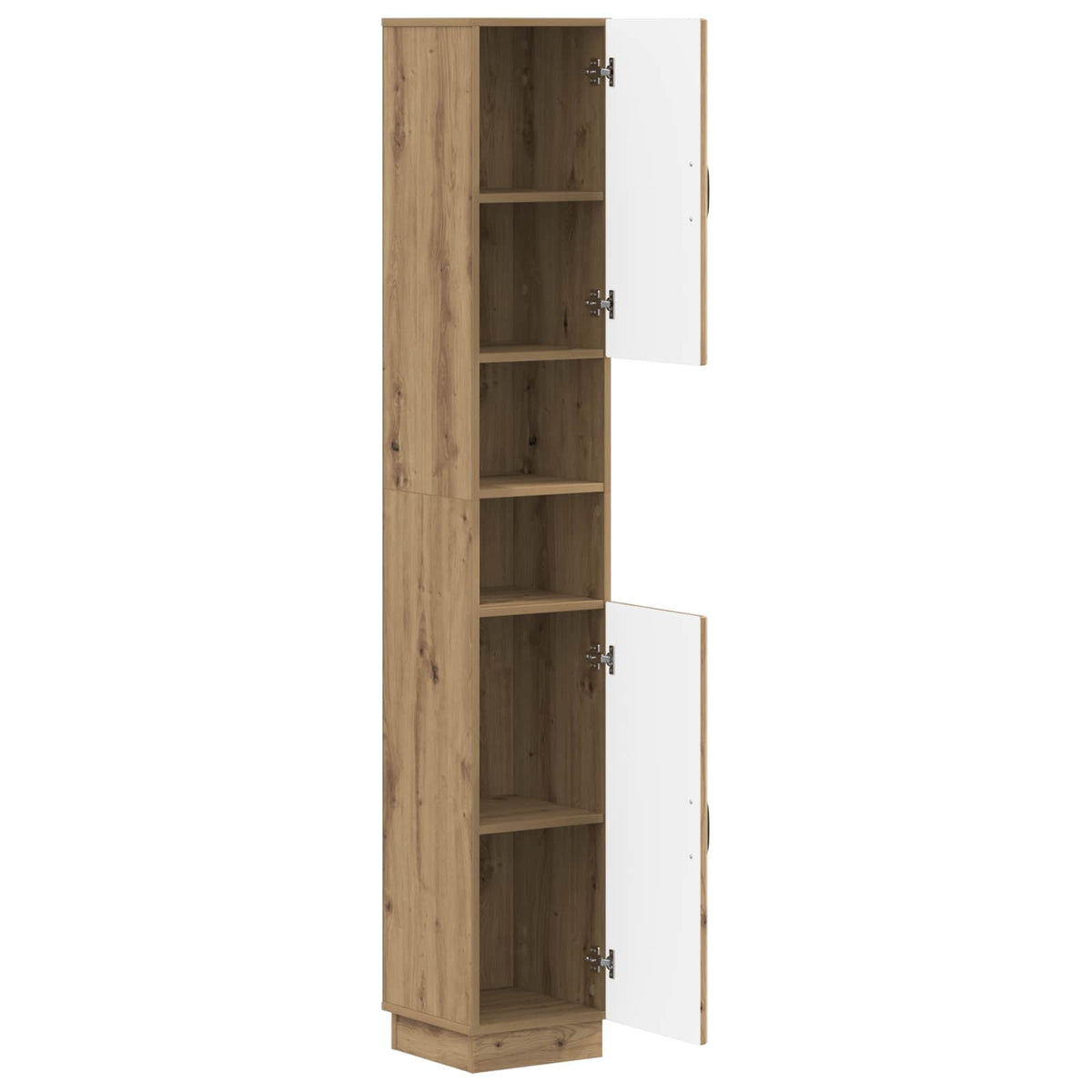 Badezimmerschrank mit offenem Regal HOORN Artisan-Eiche