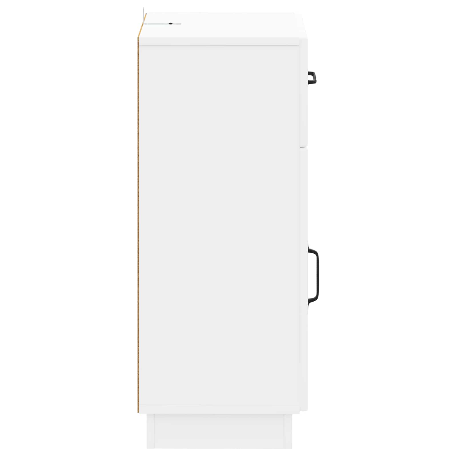 Badezimmer Aufbewahrungsschrank HOORN Weiß 30 x 31 x 77 cm