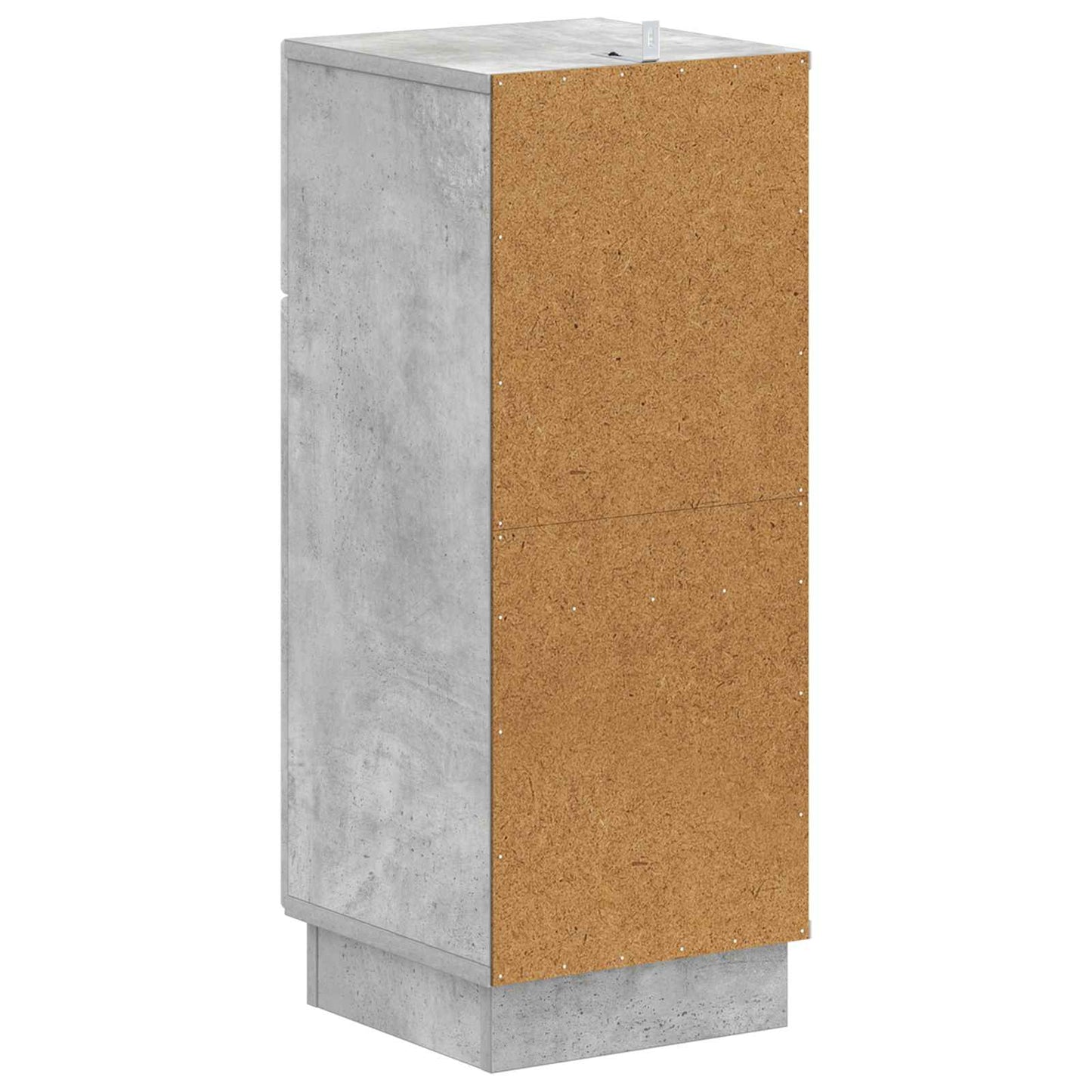 Badezimmer Aufbewahrungsschrank HOORN Betongrau 30 x 31 x 77 cm