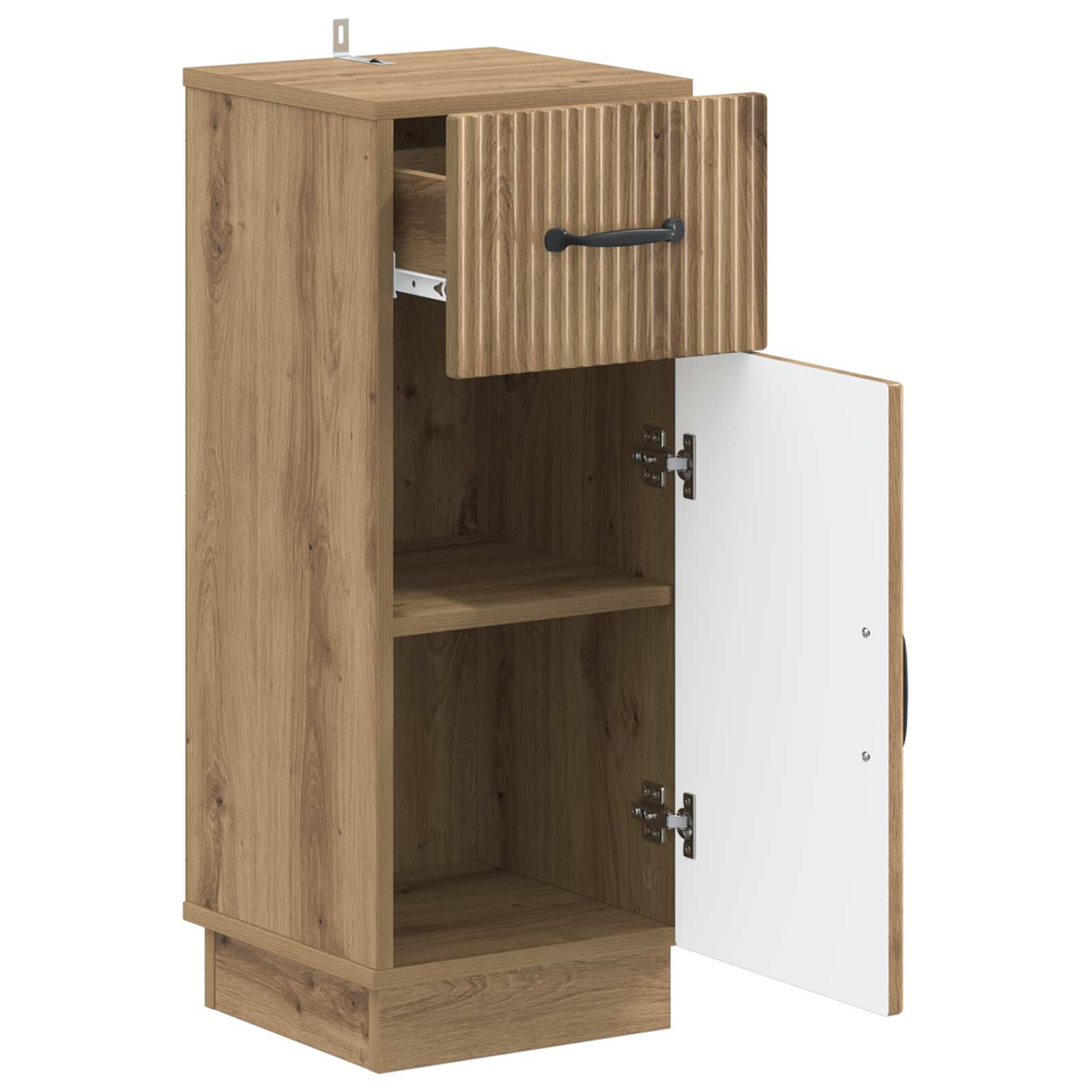 Badezimmer Aufbewahrungsschrank HOORN Artisan-Eiche