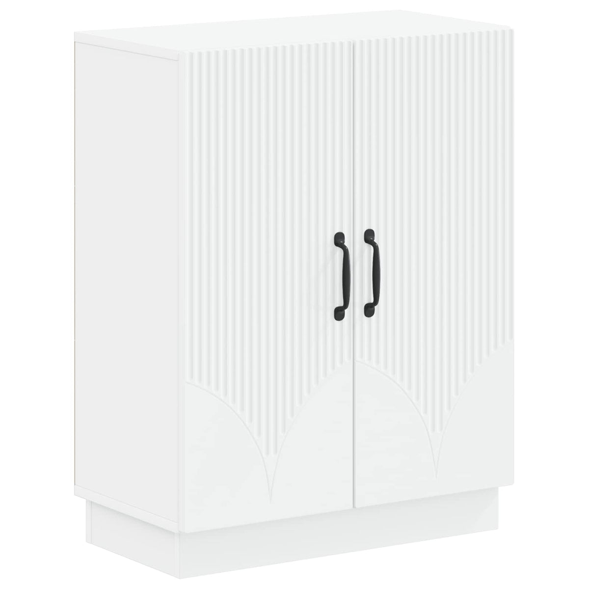 Badezimmer Aufbewahrungsschrank HOORN Weiß 59,5 x 31 x 77 cm