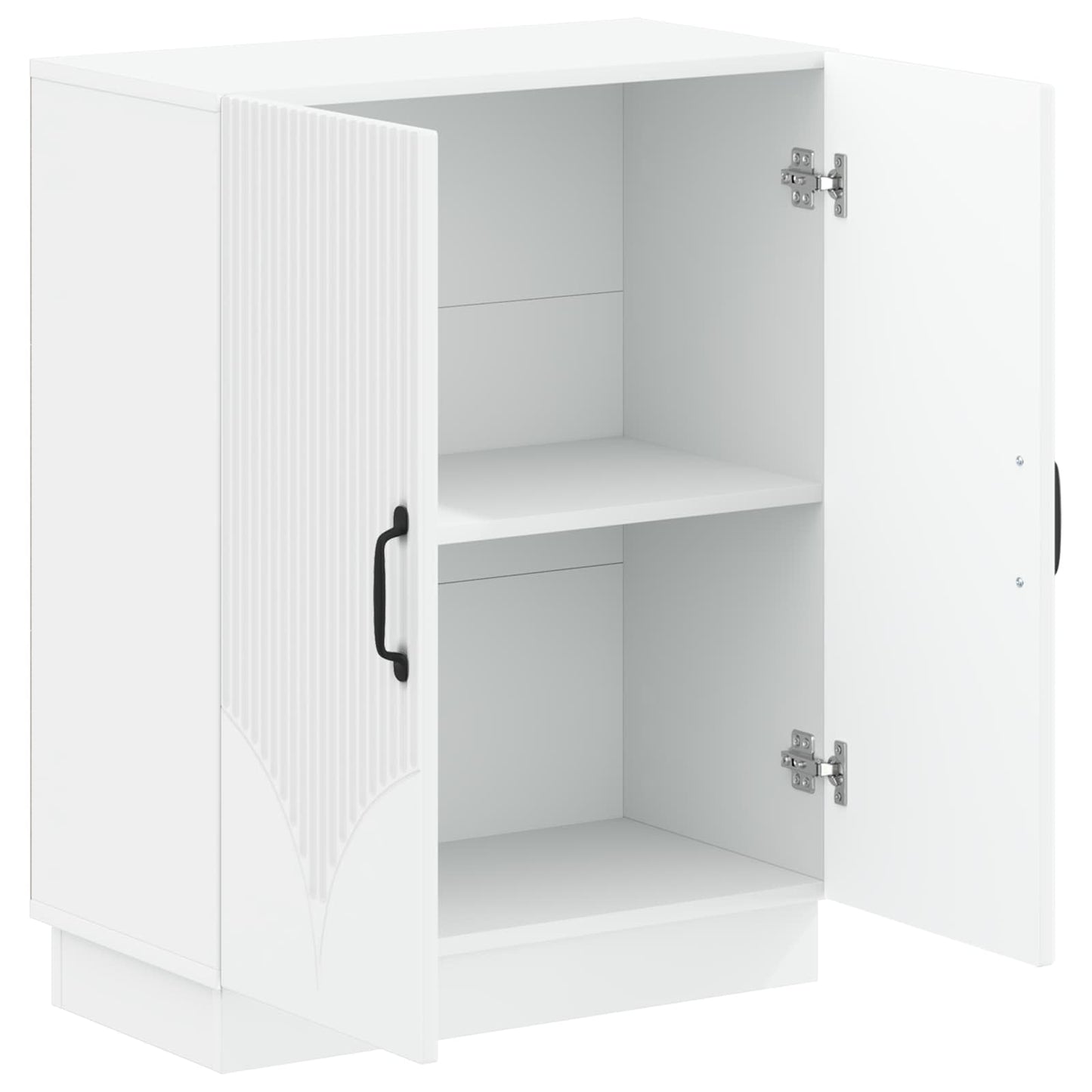 Badezimmer Aufbewahrungsschrank HOORN Weiß 59,5 x 31 x 77 cm