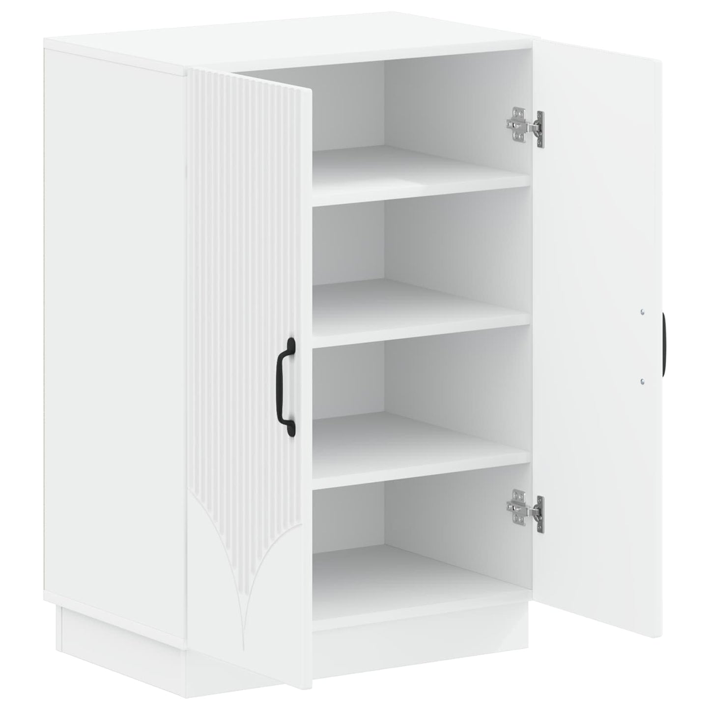Schuhschrank HOORN 59,5 x 39,5 x 87 cm Holzwerkstoff Weiß
