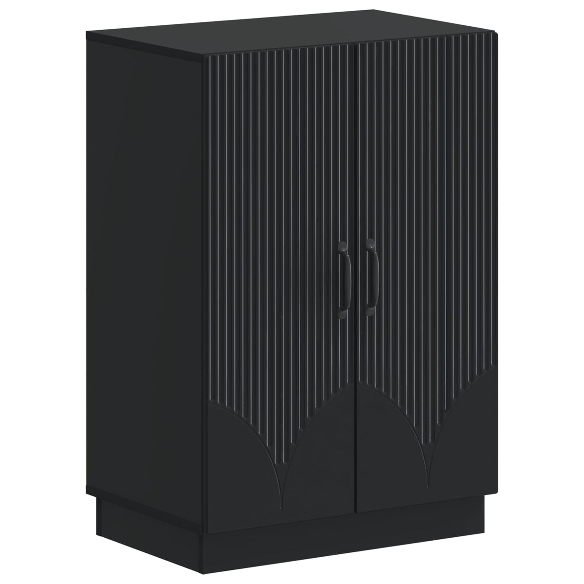 Schuhschrank HOORN 59,5 x 39,5 x 87 cm Holzwerkstoff Schwarz