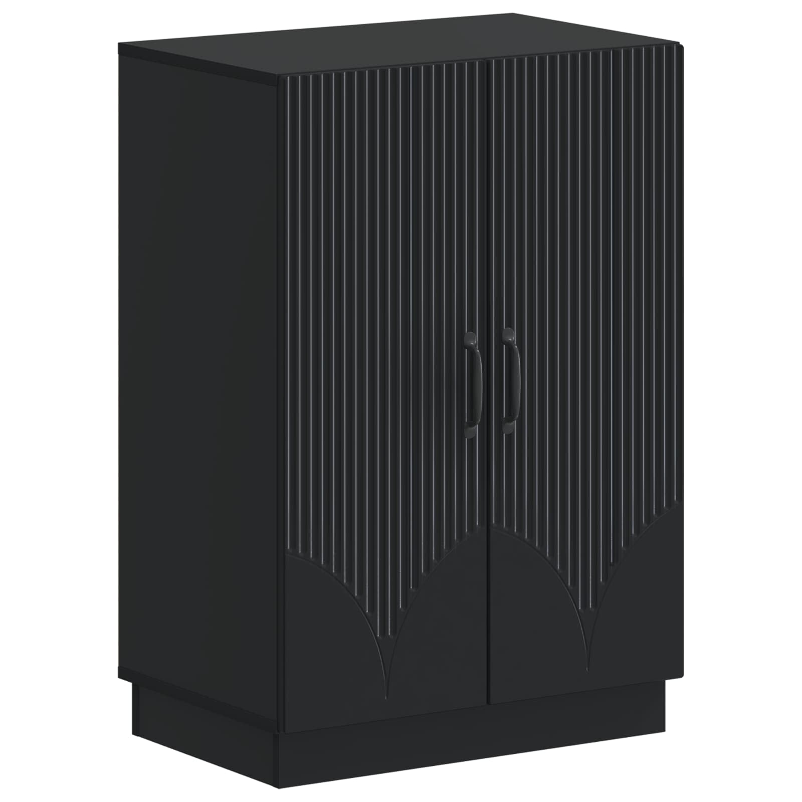 Schuhschrank HOORN 59,5 x 39,5 x 87 cm Holzwerkstoff Schwarz
