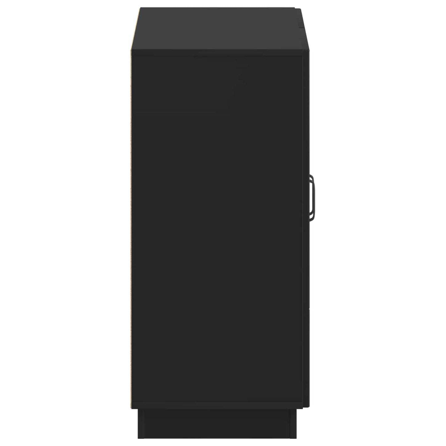 Schuhschrank HOORN 59,5 x 39,5 x 87 cm Holzwerkstoff Schwarz
