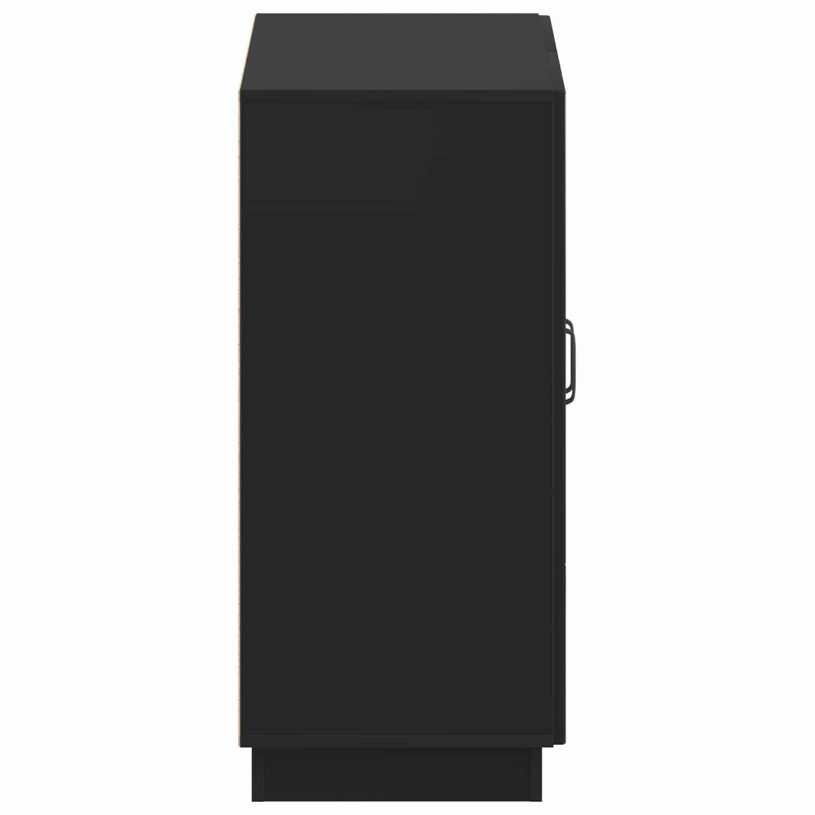Schuhschrank HOORN 59,5 x 39,5 x 87 cm Holzwerkstoff Schwarz
