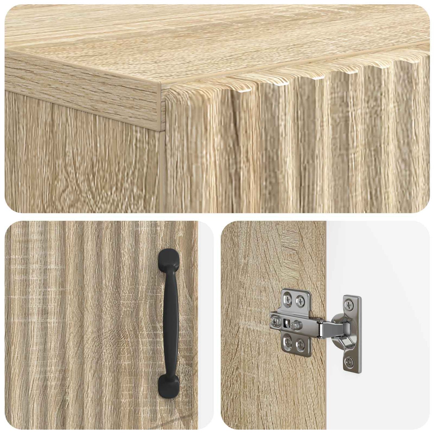 Schuhschrank HOORN 59,5 x 39,5 x 87 cm Holzwerkstoff