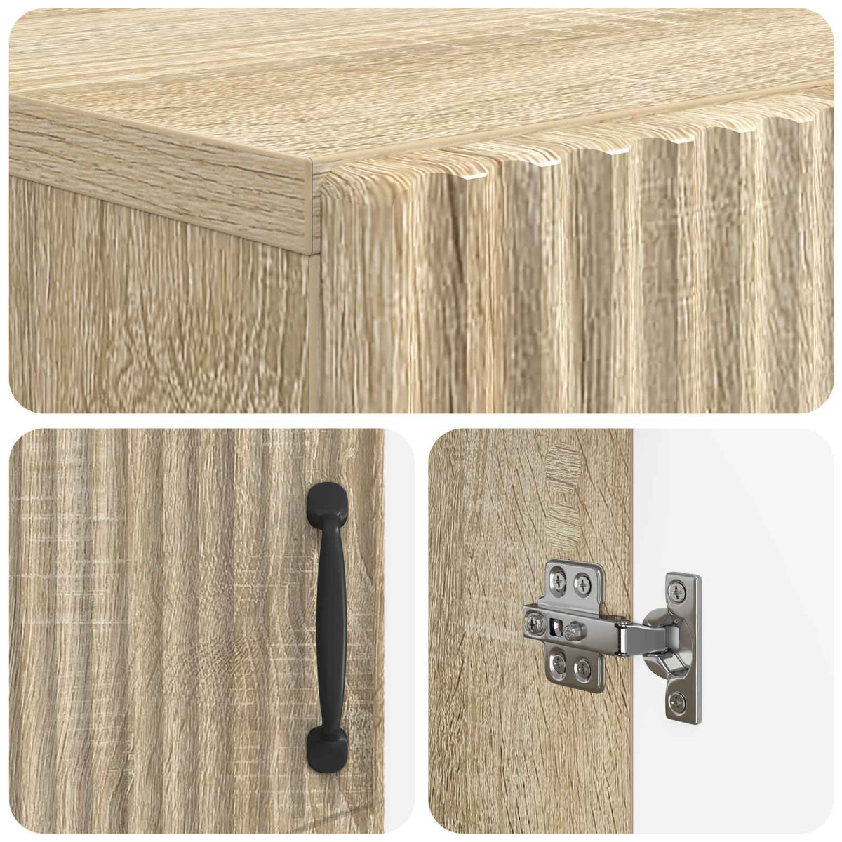Schuhschrank HOORN 59,5 x 39,5 x 87 cm Holzwerkstoff