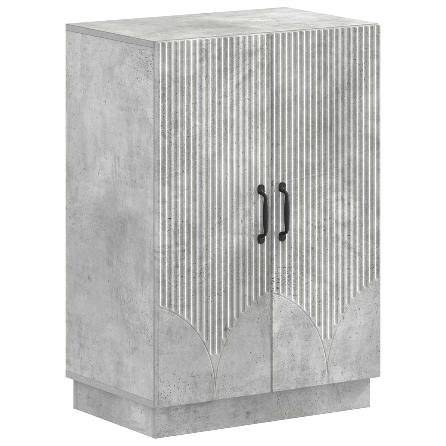 Schuhschrank HOORN 59,5 x 39,5 x 87 cm Holzwerkstoff Betongrau