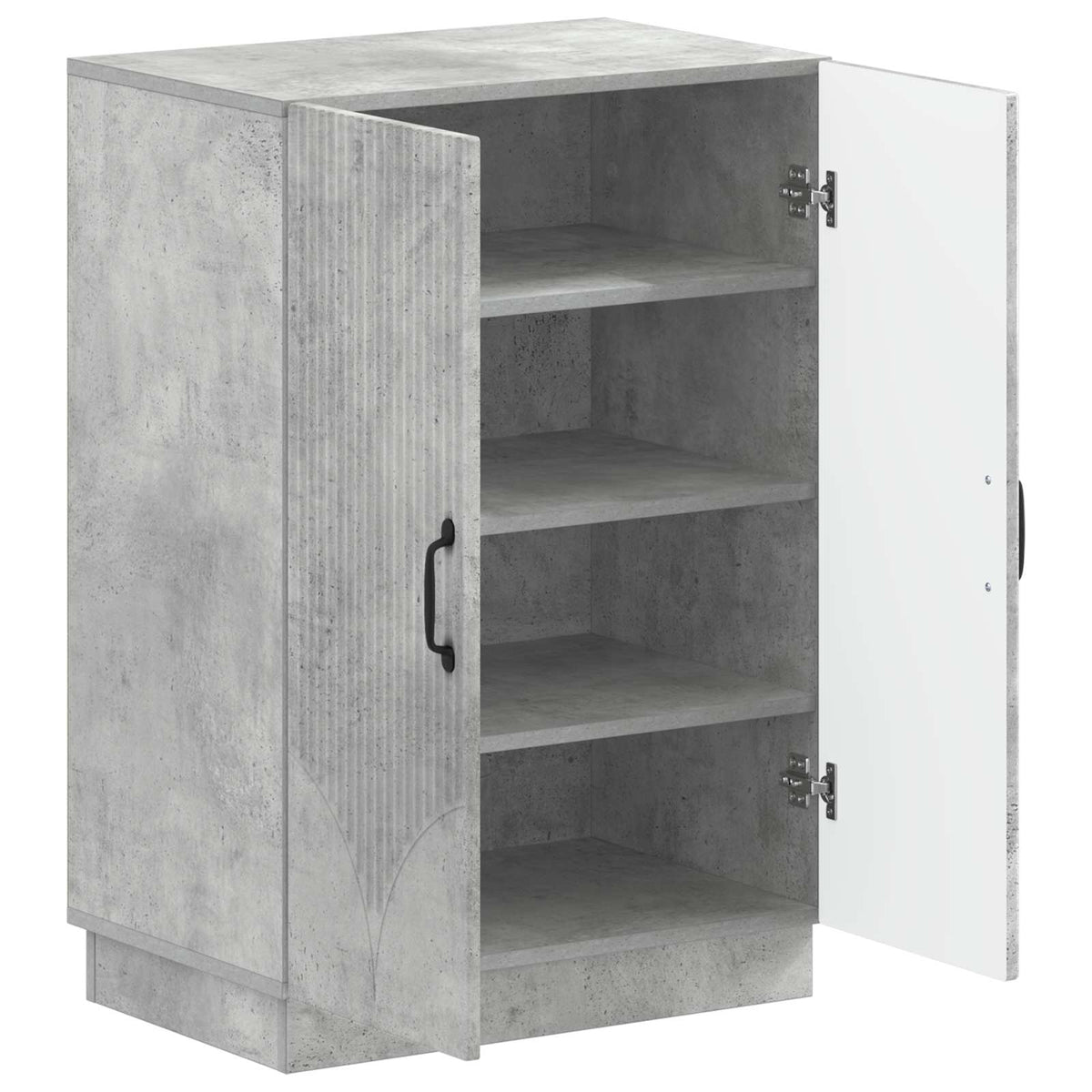 Schuhschrank HOORN 59,5 x 39,5 x 87 cm Holzwerkstoff Betongrau