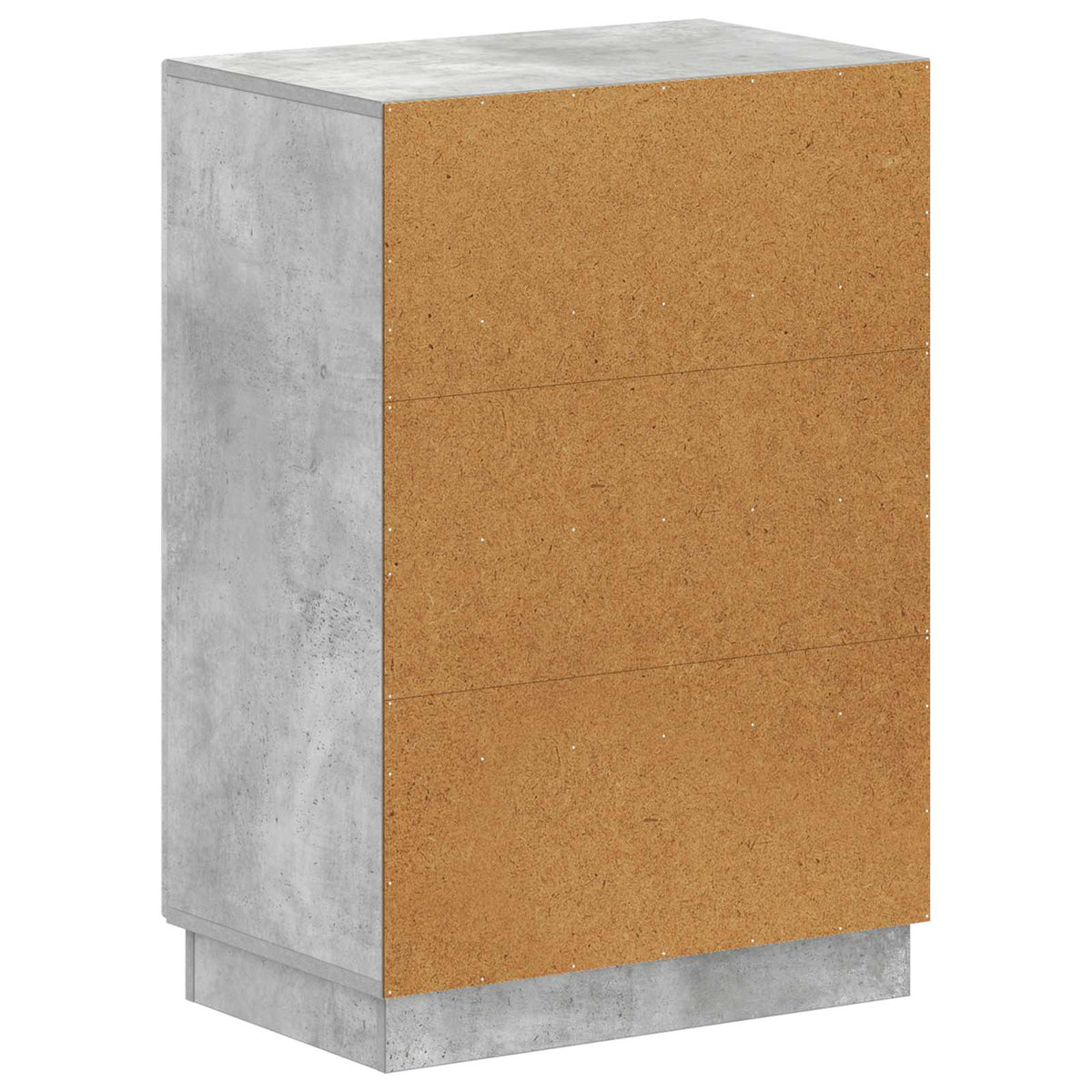 Schuhschrank HOORN 59,5 x 39,5 x 87 cm Holzwerkstoff Betongrau