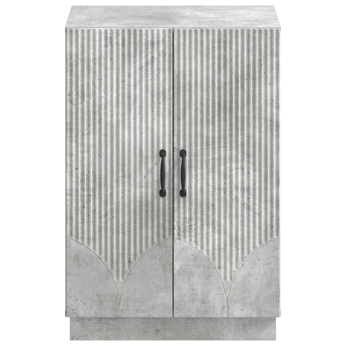 Schuhschrank HOORN 59,5 x 39,5 x 87 cm Holzwerkstoff Betongrau