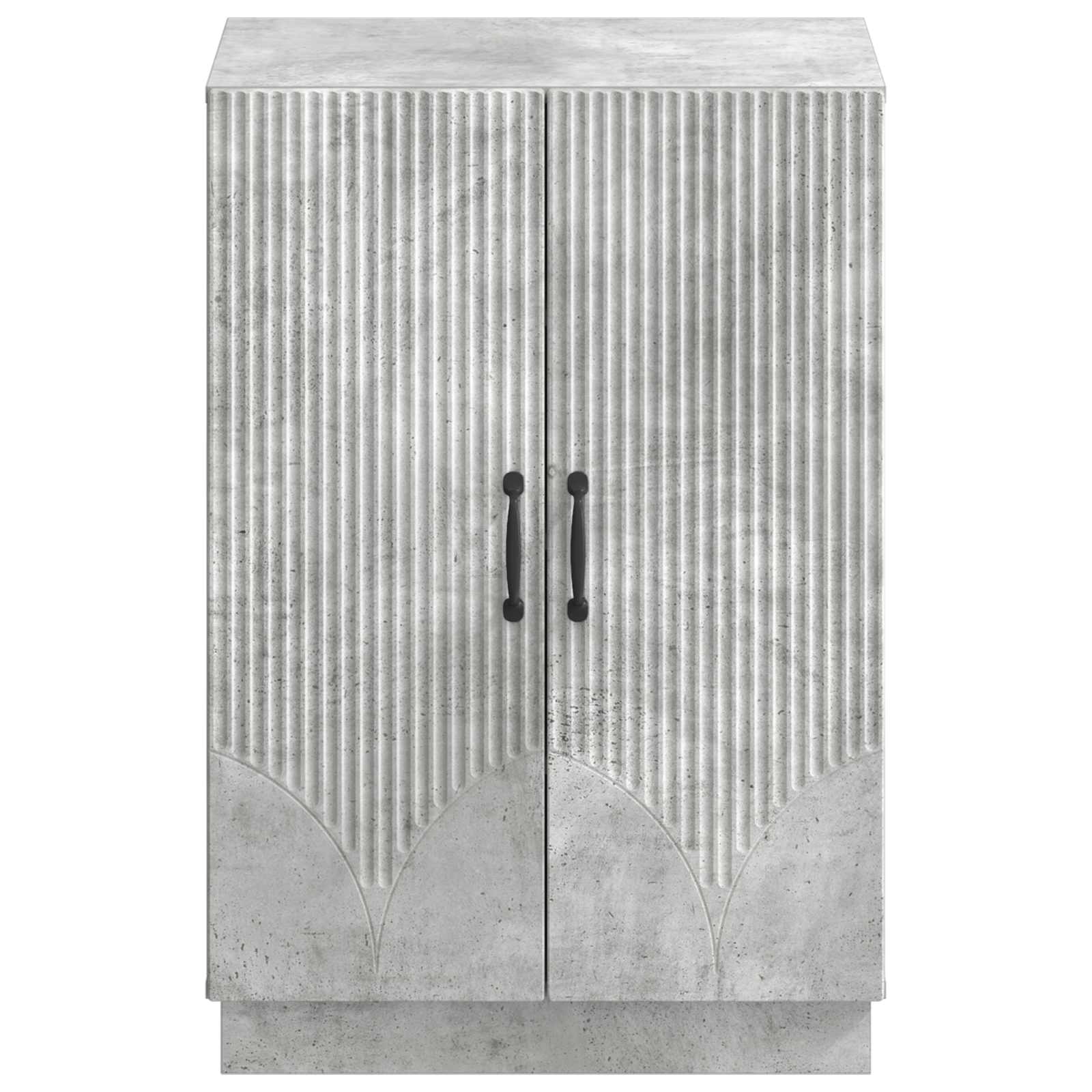 Schuhschrank HOORN 59,5 x 39,5 x 87 cm Holzwerkstoff Betongrau