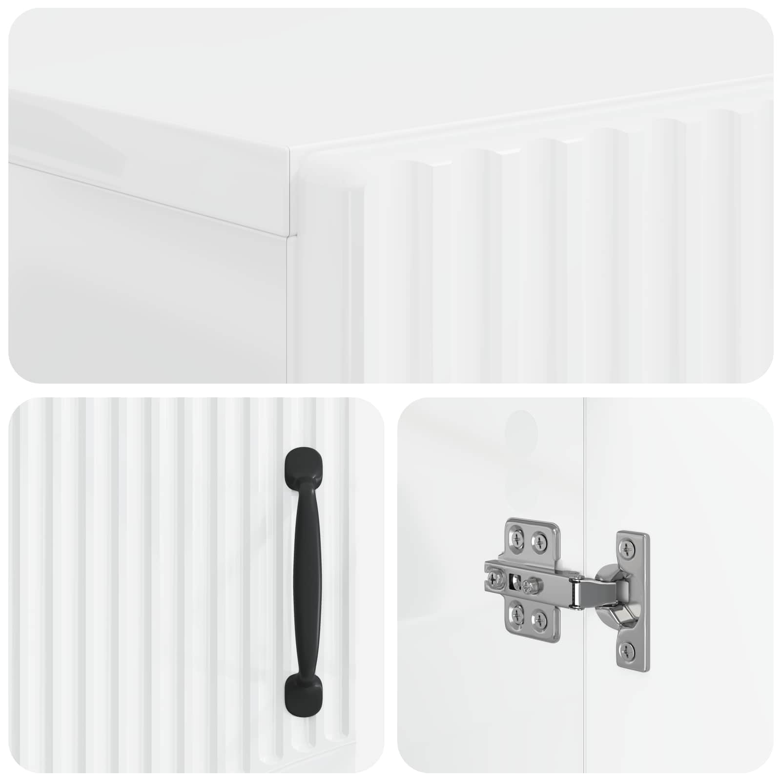 Schuhschrank HOORN 59,5 x 39,5 x 87 cm Holzwerkstoff