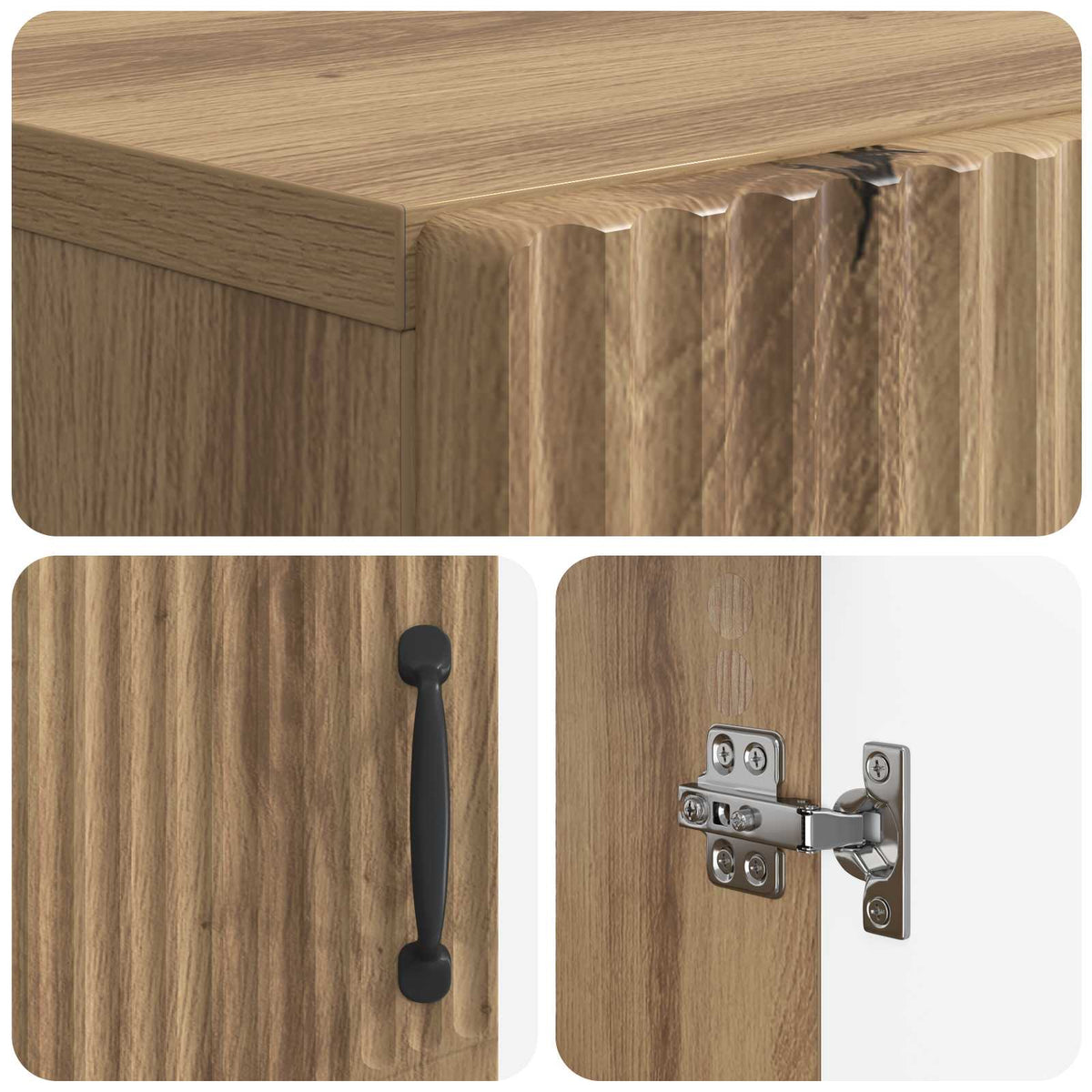 Schuhschrank HOORN 59,5 x 39,5 x 87 cm Holzwerkstoff