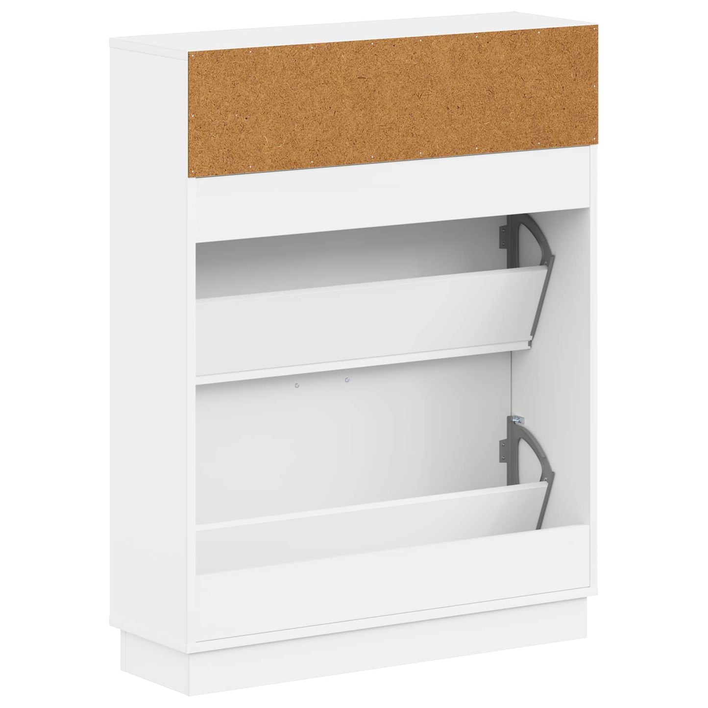 Schuhschrank HOORN 78 x 24 x 100 cm Holzwerkstoff Weiß