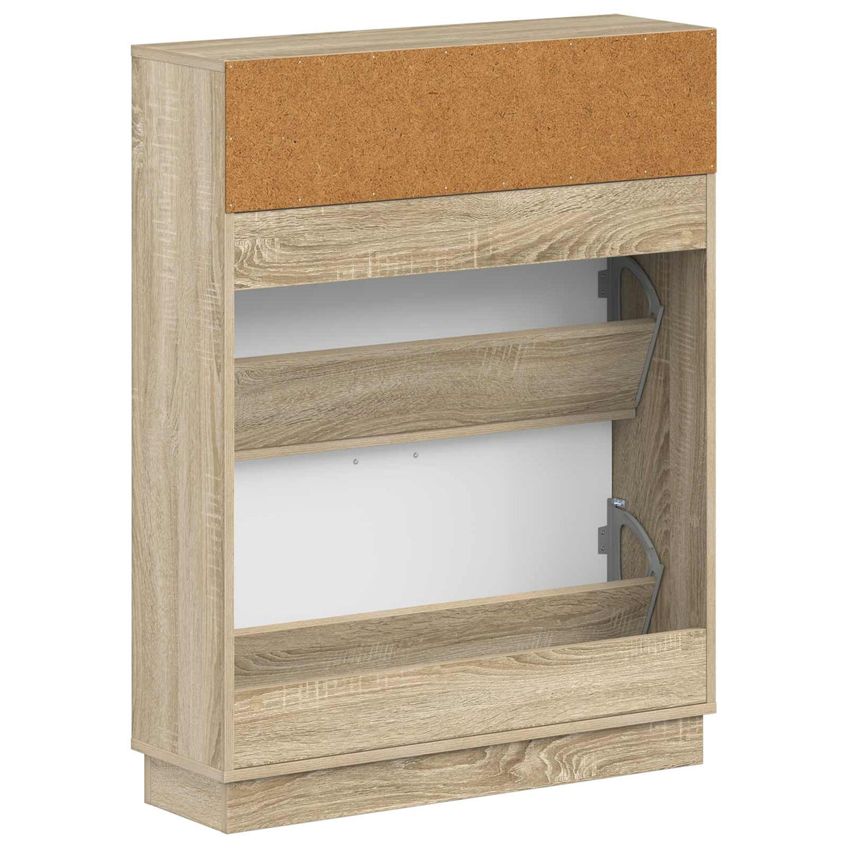 Schuhschrank HOORN 78 x 24 x 100 cm Holzwerkstoff Sonoma-Eiche