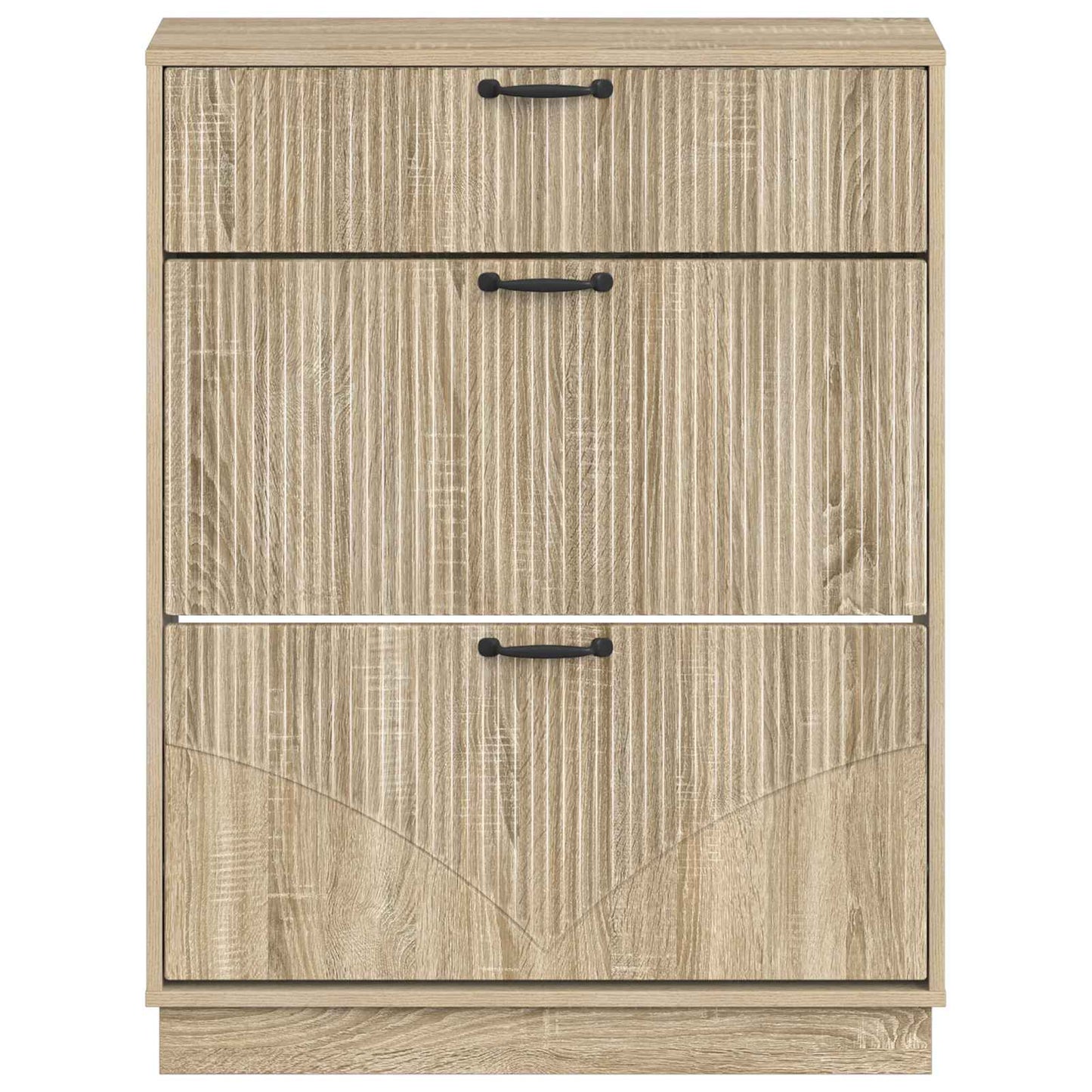 Schuhschrank HOORN 78 x 24 x 100 cm Holzwerkstoff Sonoma-Eiche