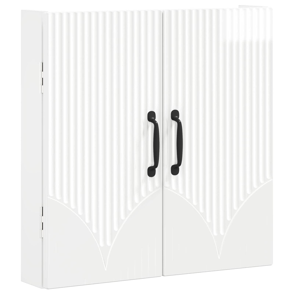 Dartboard Schrank HOORN Hochglanz Weiß 52,5 x 10,5 x 53,5 cm