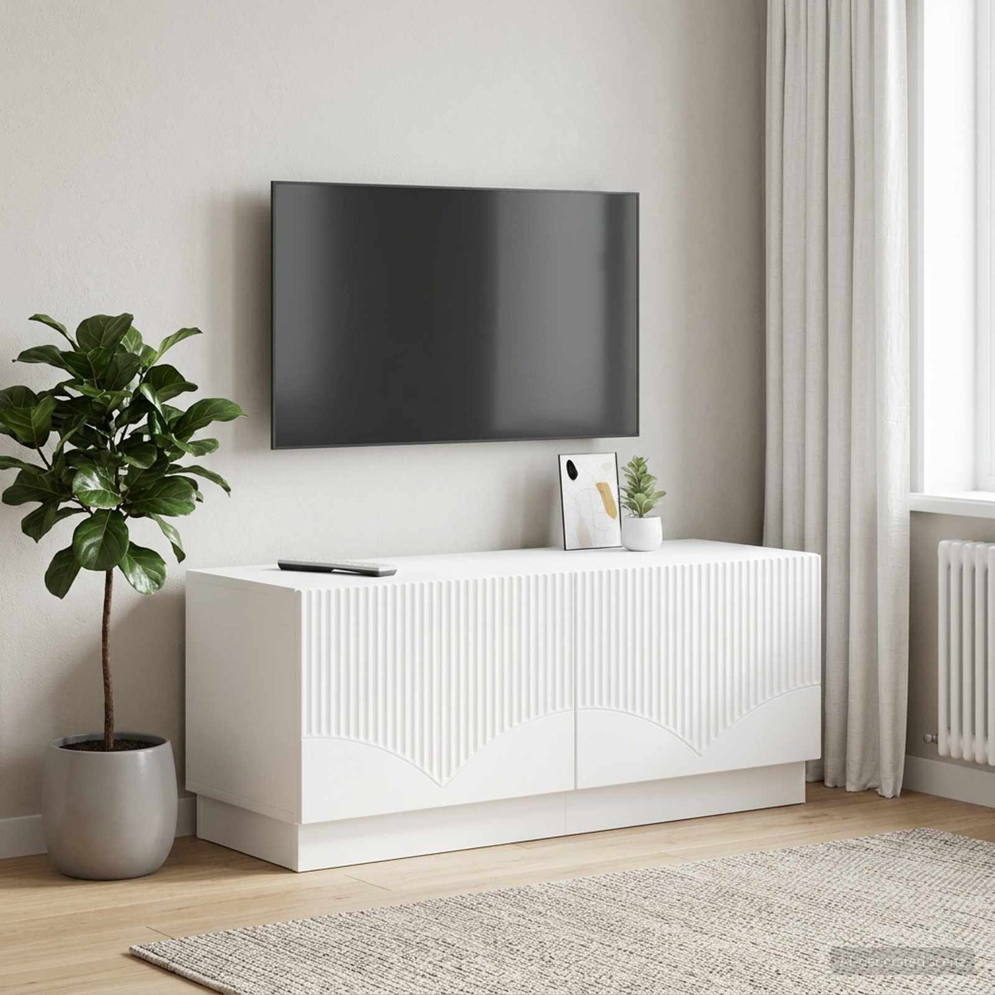 TV-Schrank Weiß Holzwerkstoff