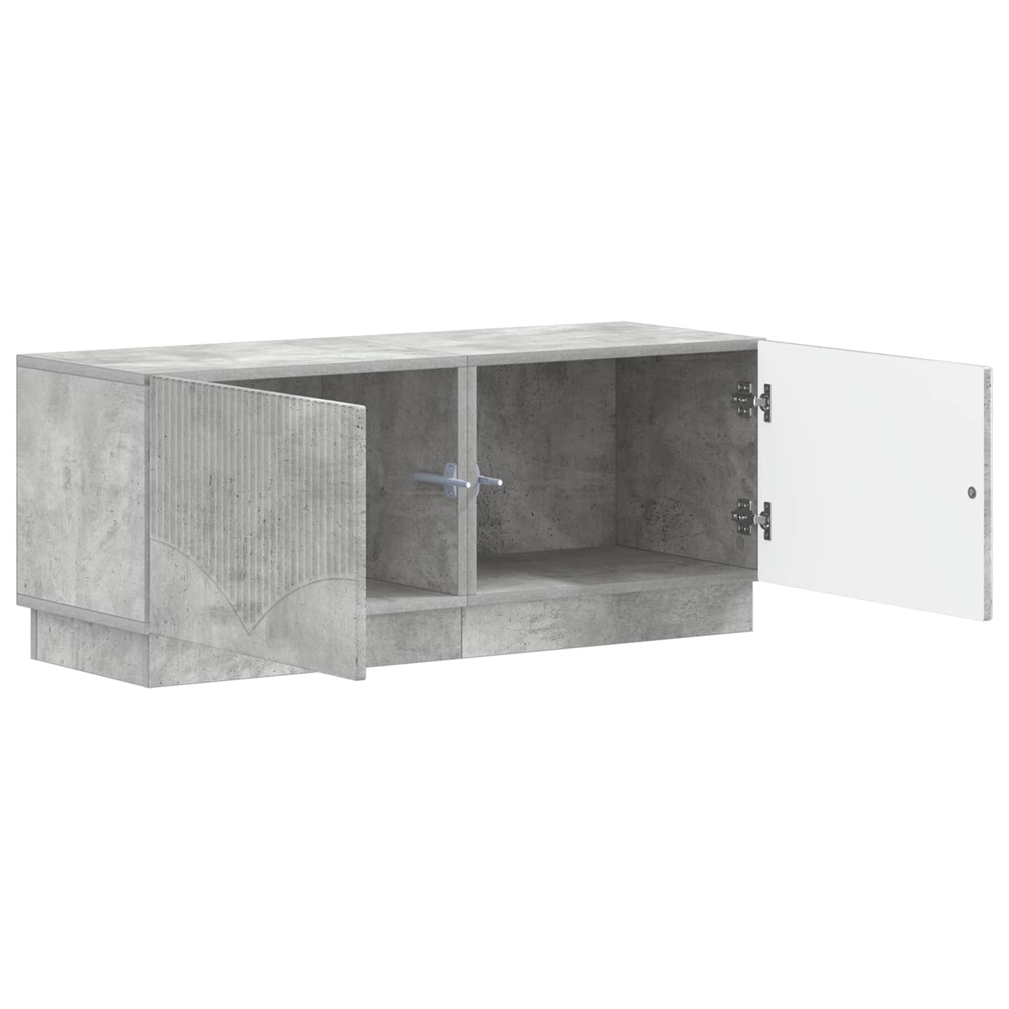 TV-Schrank Betongrau Holzwerkstoff