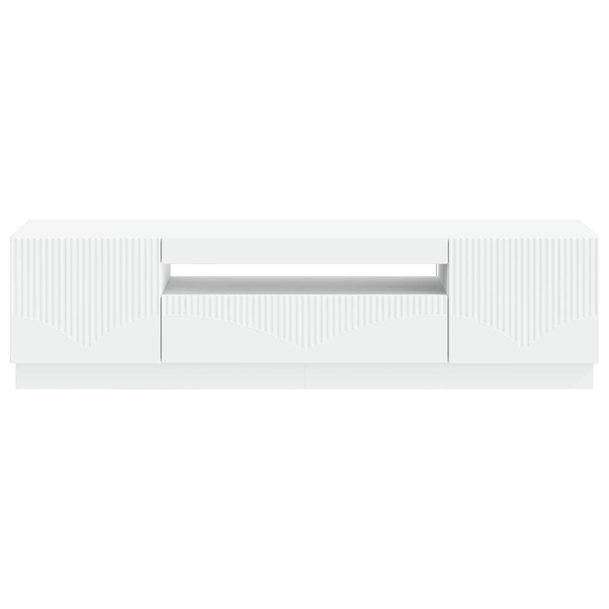 LED-TV-Schrank Weiß Holzwerkstoff