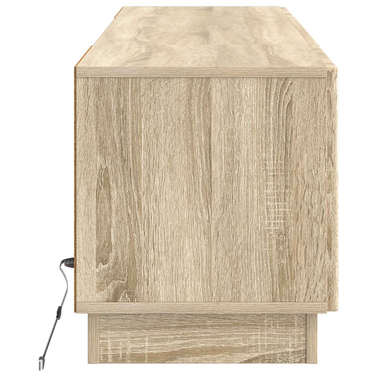 LED-TV-Schrank Sonoma-Eiche Holzwerkstoff