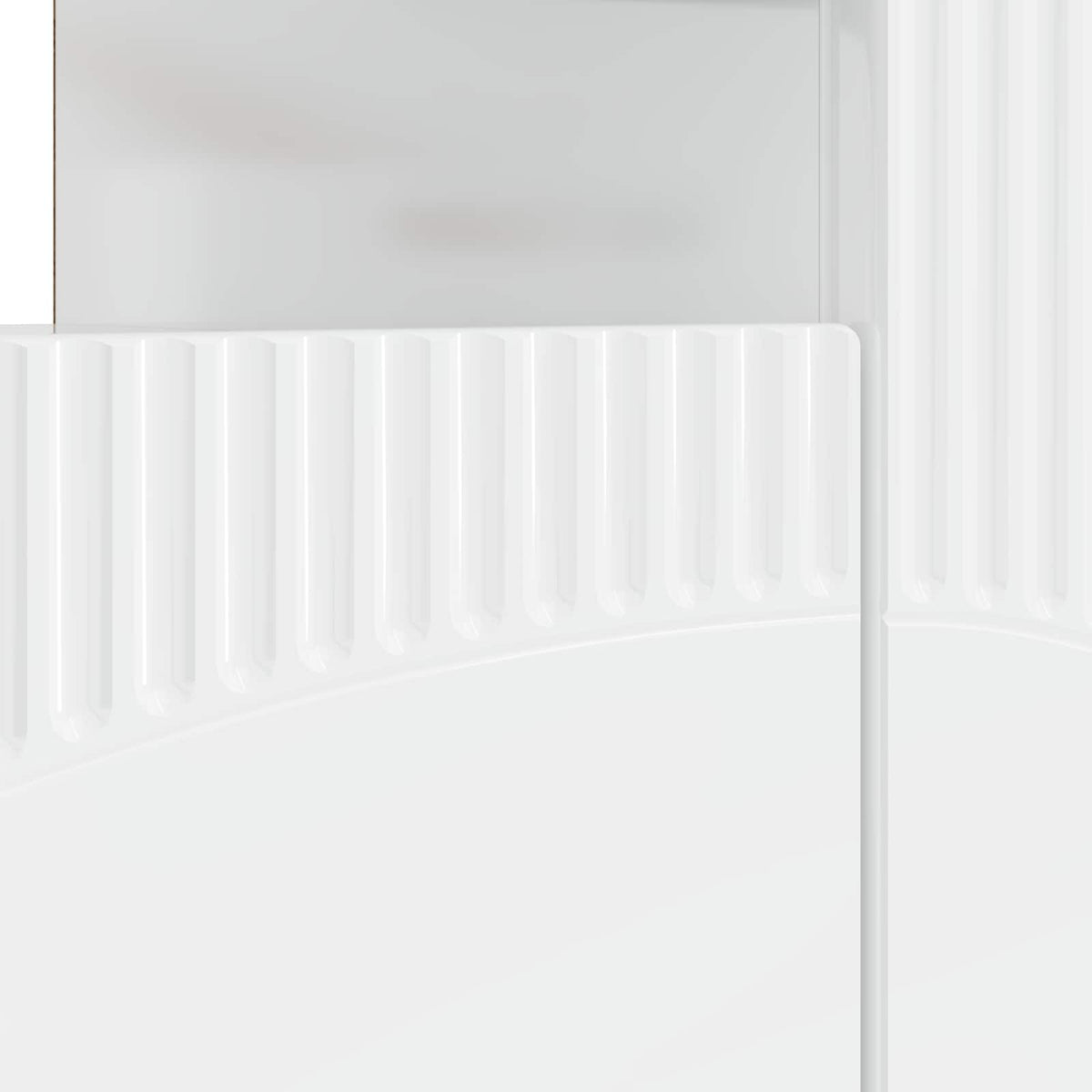 LED-TV-Schrank Hochglanz Weiß Holzwerkstoff