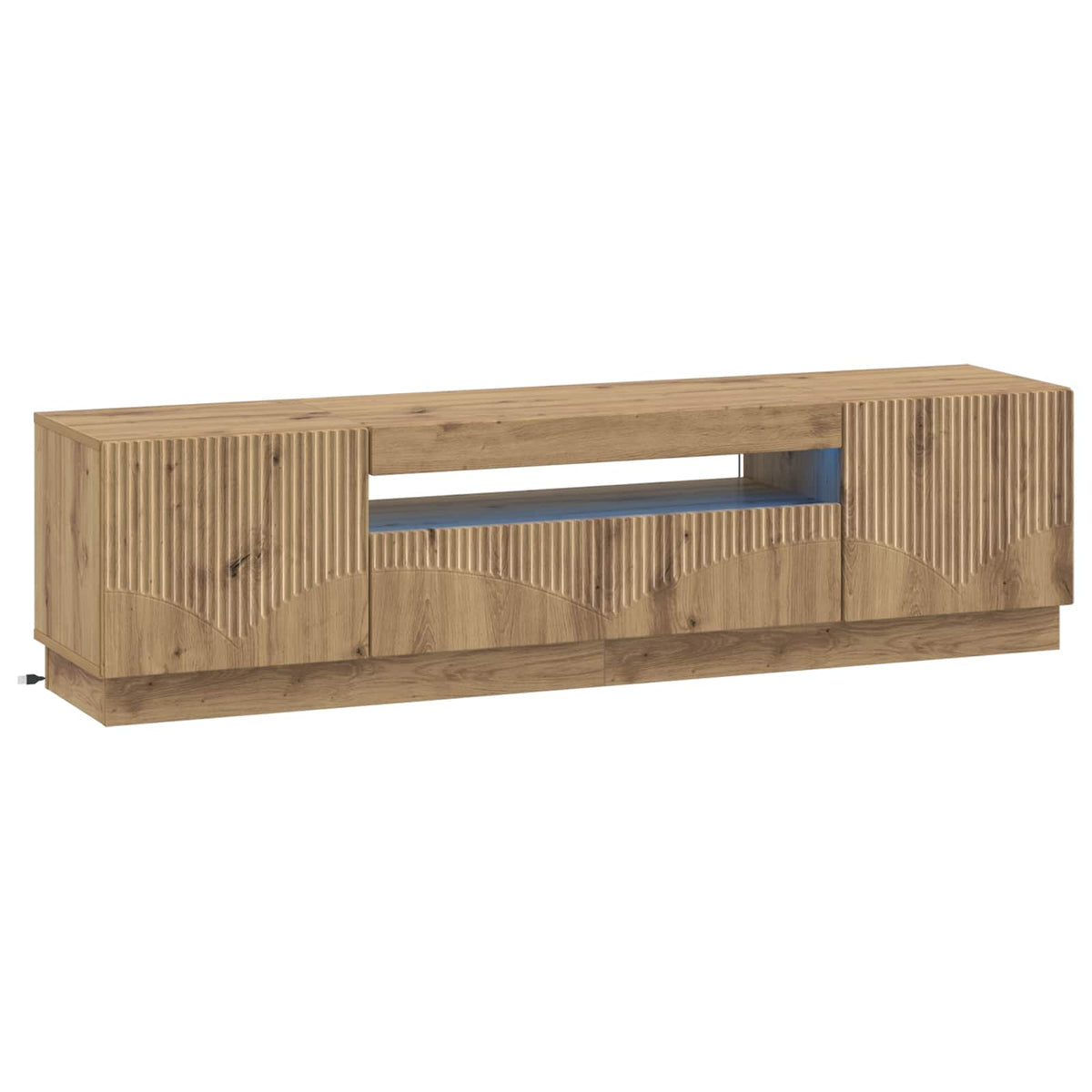 LED-TV-Schrank Artisan-Eiche Holzwerkstoff