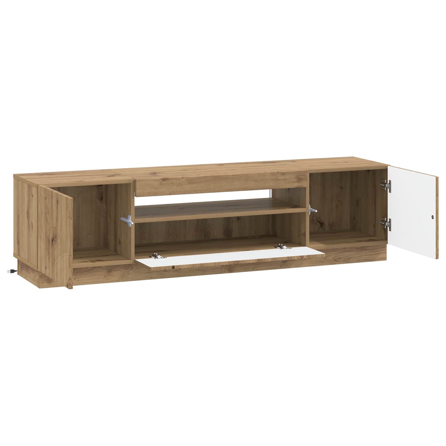 LED-TV-Schrank Artisan-Eiche Holzwerkstoff