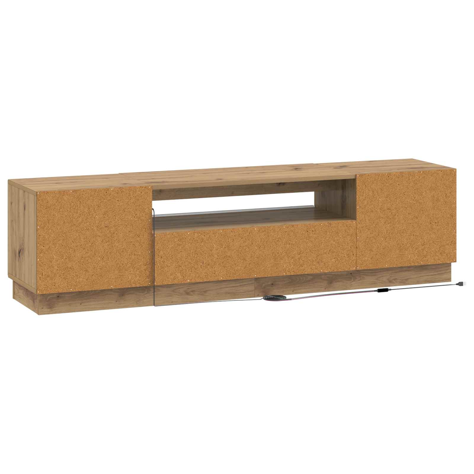 LED-TV-Schrank Artisan-Eiche Holzwerkstoff