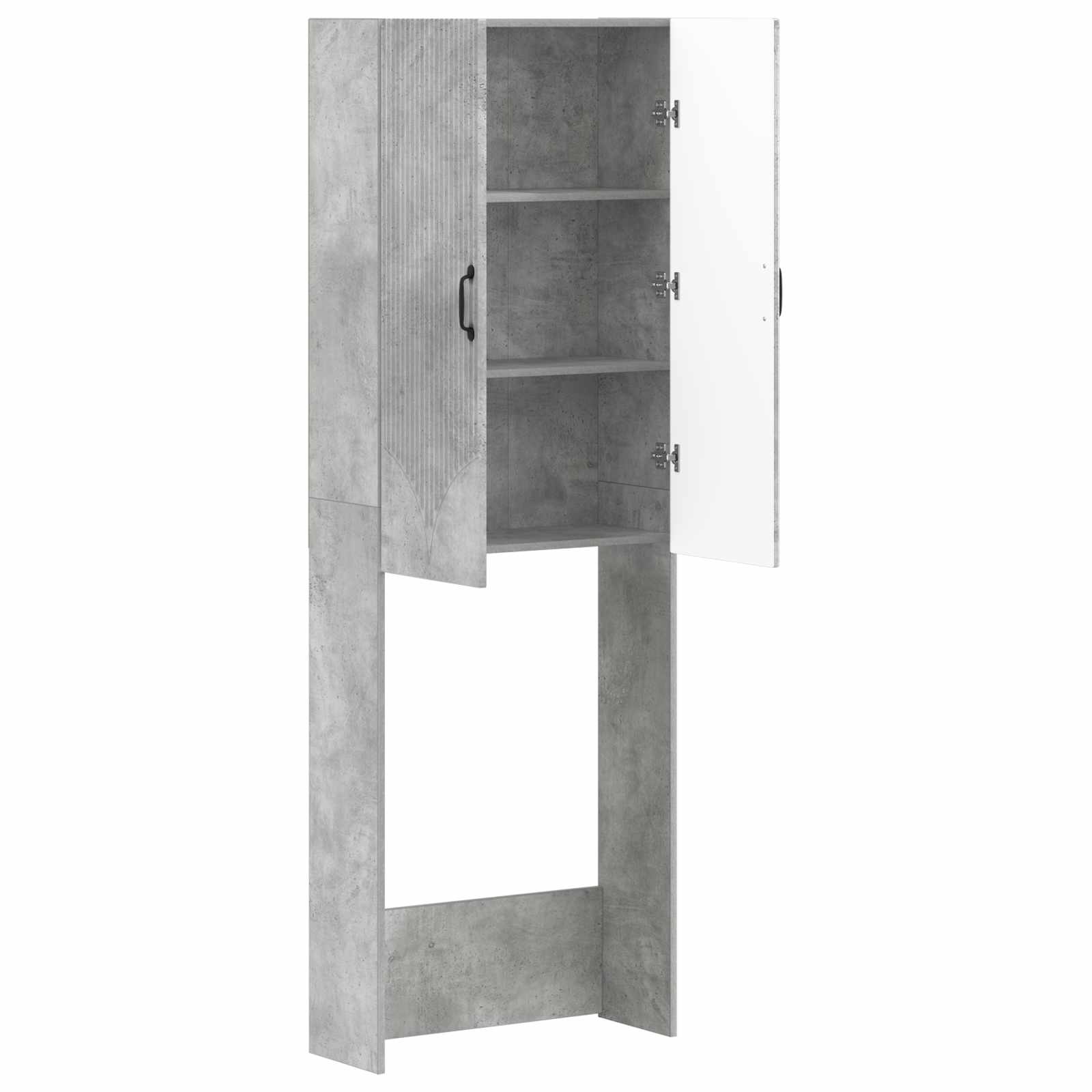 Toilettenschrank HOORN Betongrau 66 x 25,5 x 190 cm
