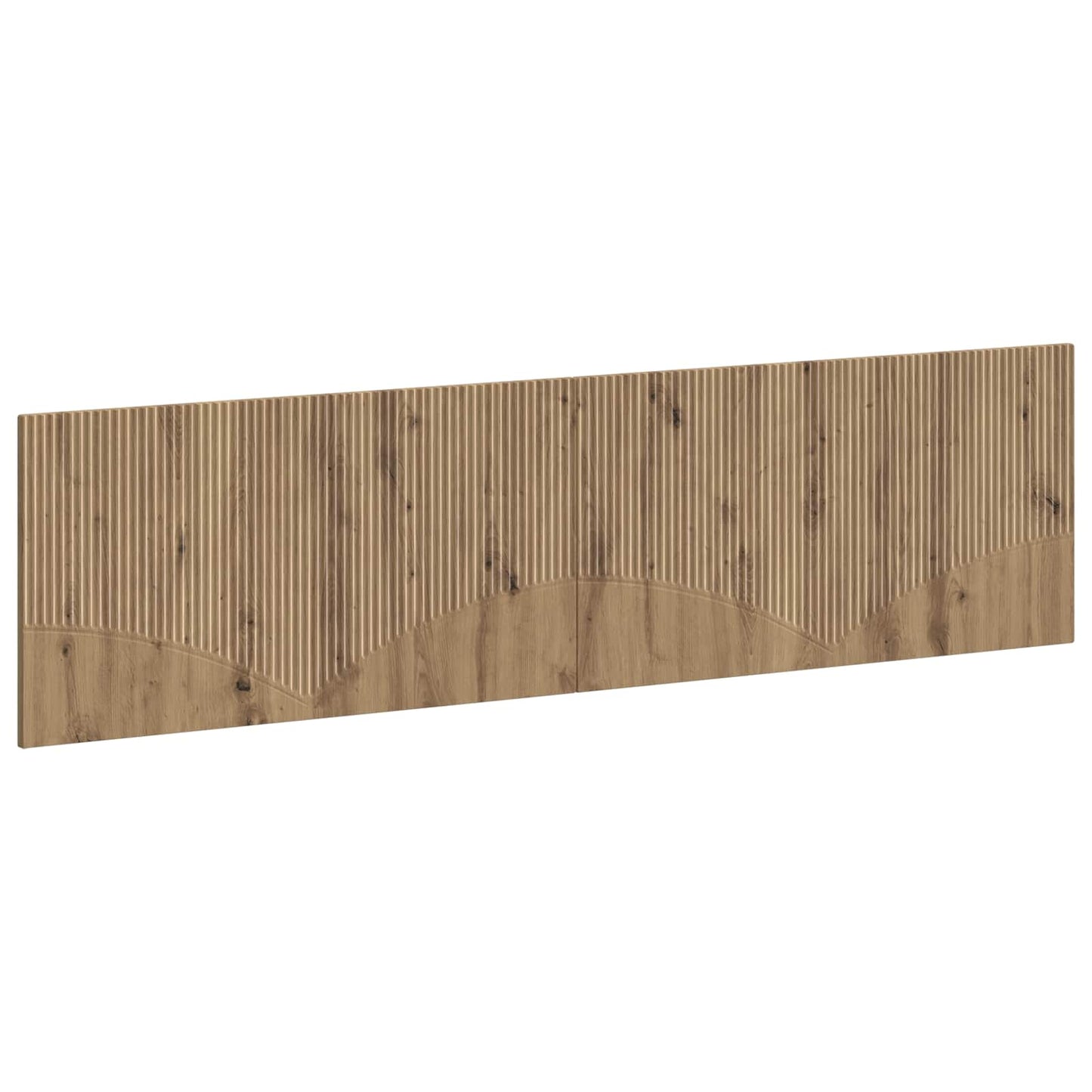 Wandmontiertes Kopfteil HOORN Artisan-Eiche Holzwerkstoff