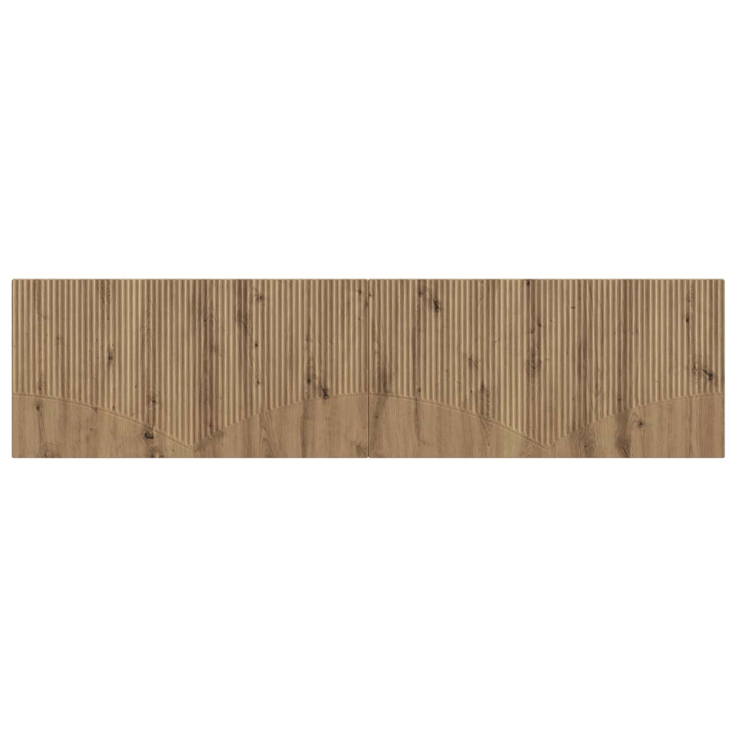 Wandmontiertes Kopfteil HOORN Artisan-Eiche Holzwerkstoff