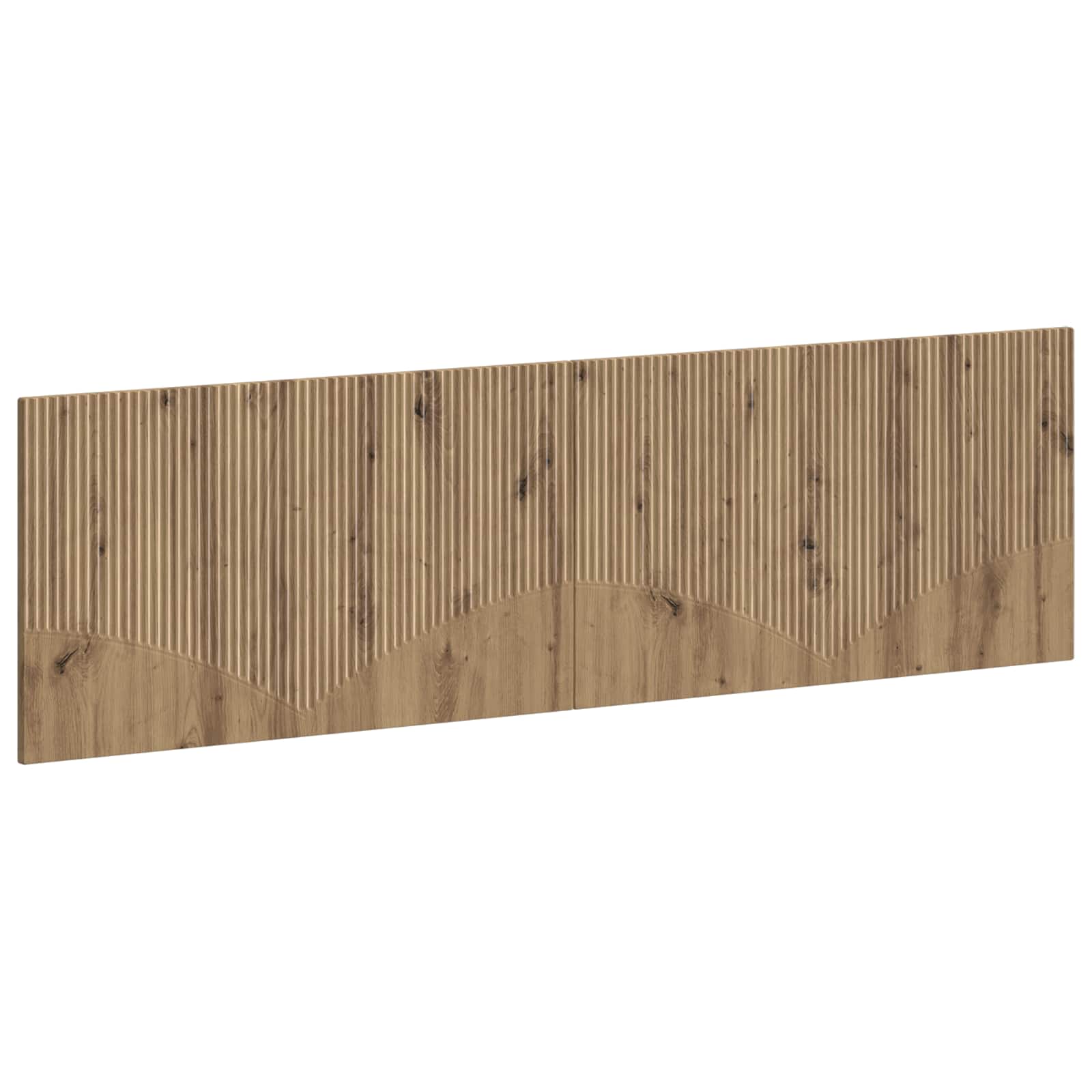 Wandmontiertes Kopfteil HOORN Artisan-Eiche Holzwerkstoff